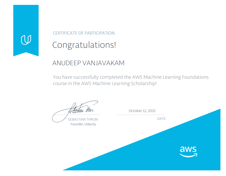 AWS Machine Learning Foundations
